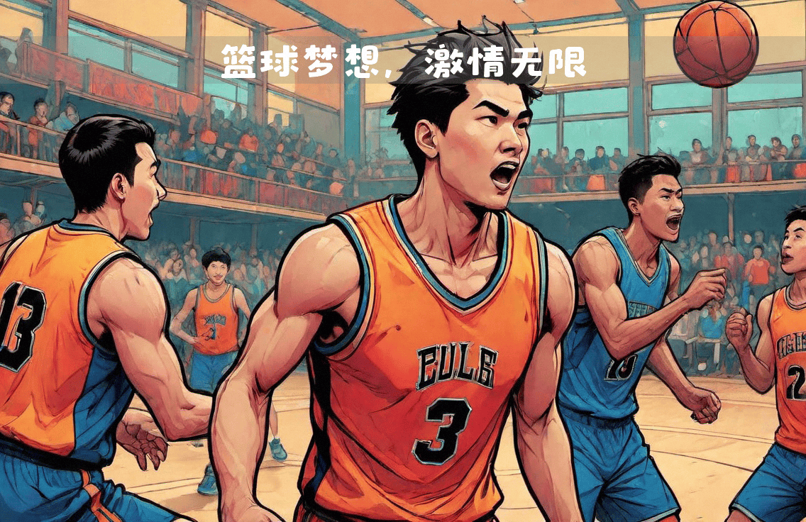 一场激烈的篮球比赛激发球迷热情